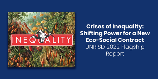 Crises of Inequality: Shifting Power for a New Eco-Social Contract